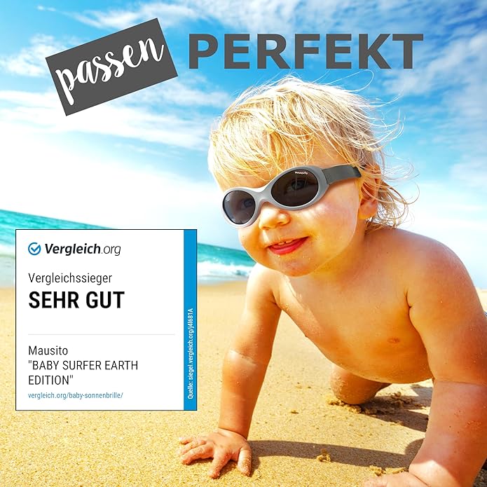 Sonnenbrille Baby in Grau - Pilzessin.at - zauberhafte Kinderdinge