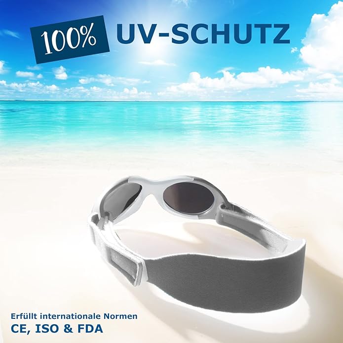 Sonnenbrille Baby in Grau - Pilzessin.at - zauberhafte Kinderdinge