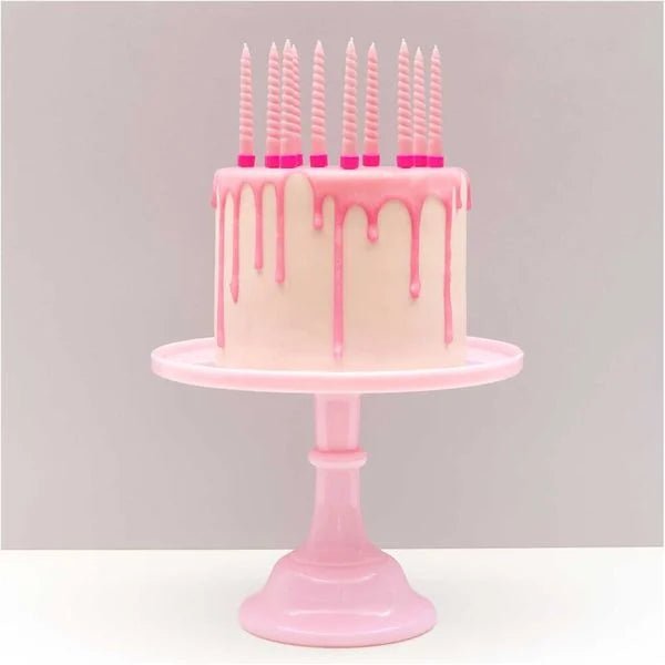 Spiralkerzen Rosa – 10 Stück, Ø 1,2 cm × 10 cm - Pilzessin.at - zauberhafte Kinderdinge