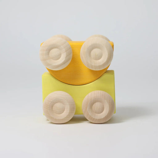 Stapel - Autos gelb - Pilzessin.at - zauberhafte Kinderdinge