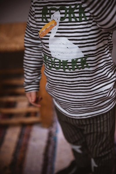 Star Leggings in Khaki - Pilzessin.at - zauberhafte Kinderdinge