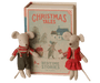 Weihnachts-Zwillingsmäuse, kleine Schwester und kleiner Bruder im Buch - Pilzessin.at - zauberhafte Kinderdinge