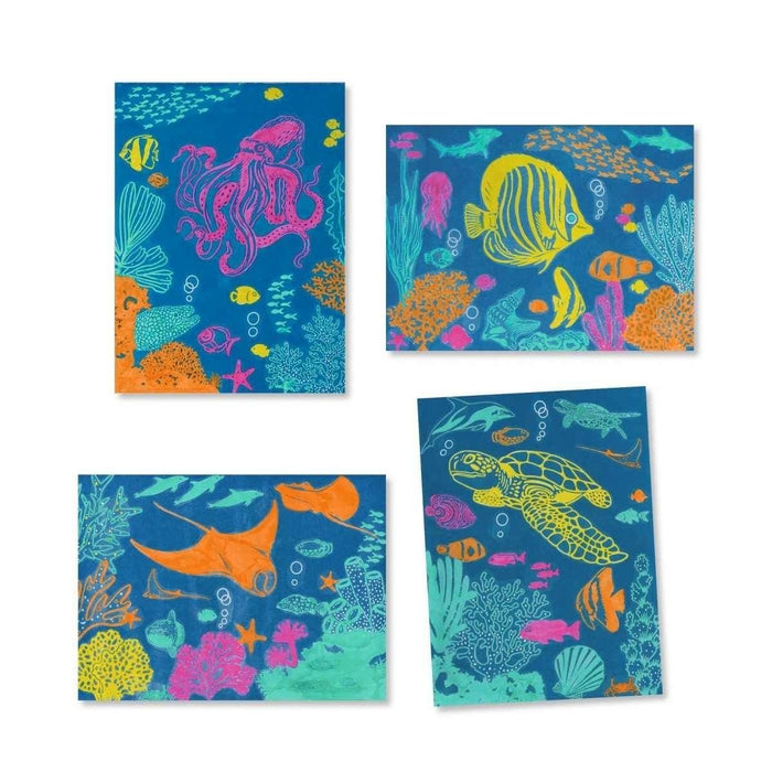 Workshop Blaudruck: Meer - Pilzessin.at - zauberhafte Kinderdinge
