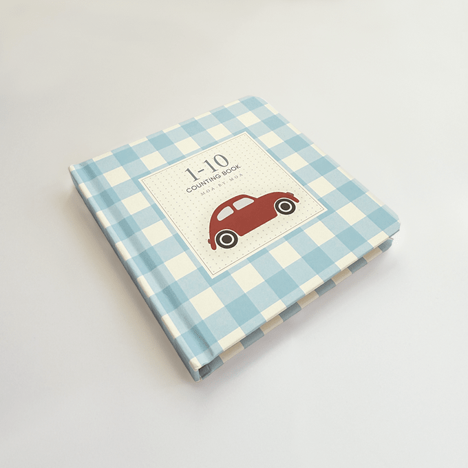 Zahlenbuch, blau - Pilzessin.at - zauberhafte Kinderdinge