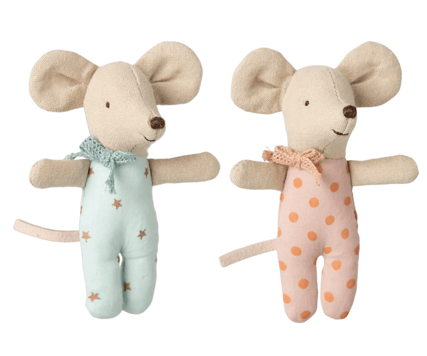 Zwillinge Babymäuse in der Streichholzschachtel - Pilzessin.at - zauberhafte Kinderdinge