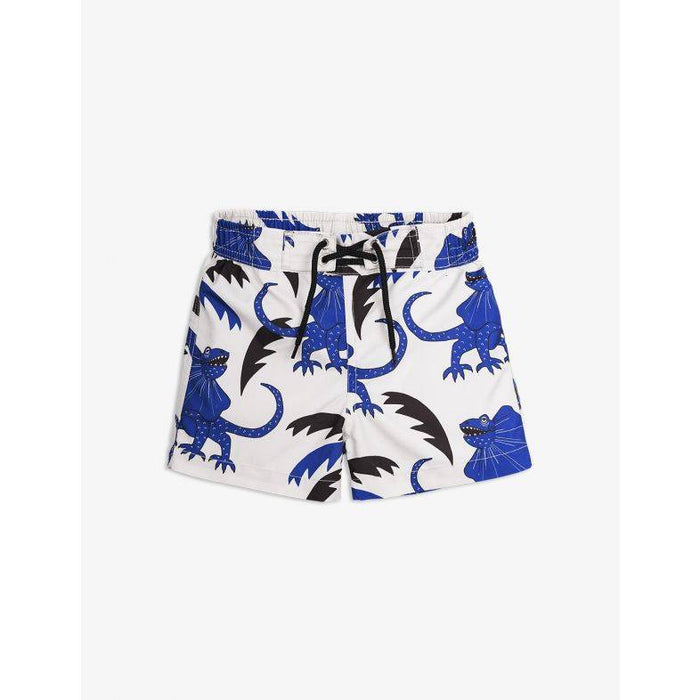 Badeshorts Draco Eidechsen blau von Mini Rodini