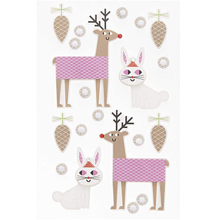 ⋙ 3D-Sticker Rentier von Rico Design ♡ - Pilzessin.at - zauberhafte Kinderdinge