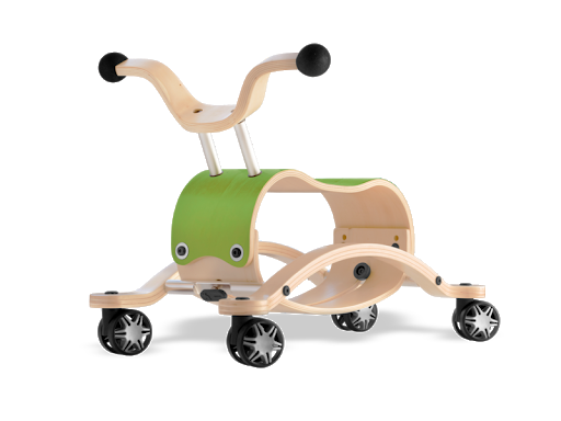 Mini Flip 3 in 1 Lauflernwagen Rutschauto Schaukel grün von Wishbone