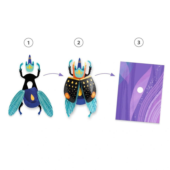 7+ 3D Bilder | Papierkäfer von Djeco - Pilzessin.at - zauberhafte Kinderdinge