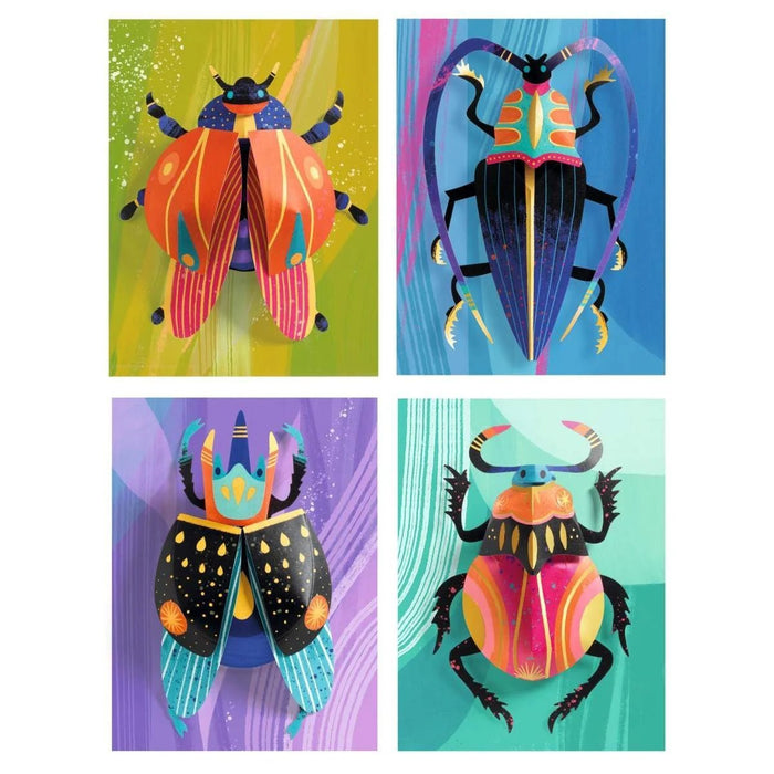 7+ 3D Bilder | Papierkäfer von Djeco - Pilzessin.at - zauberhafte Kinderdinge