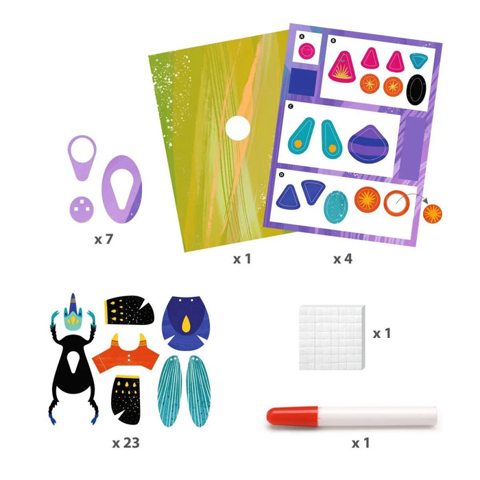 7+ 3D Bilder | Papierkäfer von Djeco - Pilzessin.at - zauberhafte Kinderdinge