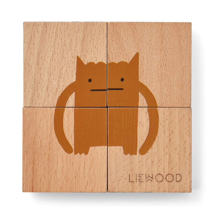 AAGE Puzzle Beginner | monster NATURAL von Liewood ♥ - Pilzessin.at - zauberhafte Kinderdinge