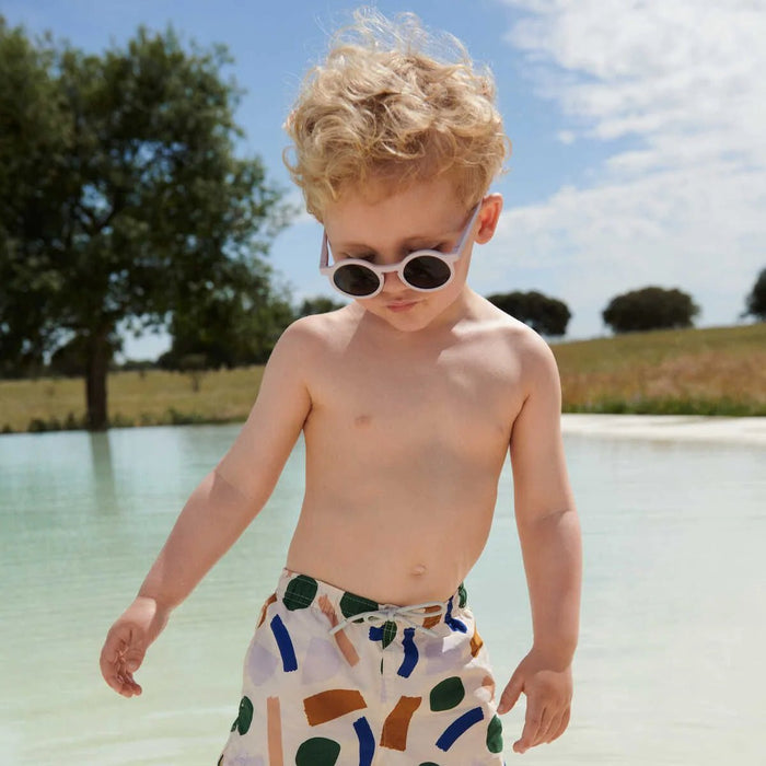 Aiden Printed Board Shorts in paint stroke / Sandy - Pilzessin.at - zauberhafte Kinderdinge