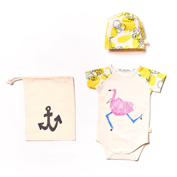 Baby Geschenkset gelb von Noé & Zoe - Pilzessin.at - zauberhafte Kinderdinge