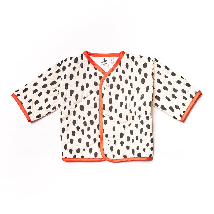 Baby Jacke gepunktet - Pilzessin.at - zauberhafte Kinderdinge