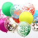 Balloons Rainbow Confetti 12er Packung - Pilzessin.at - zauberhafte Kinderdinge