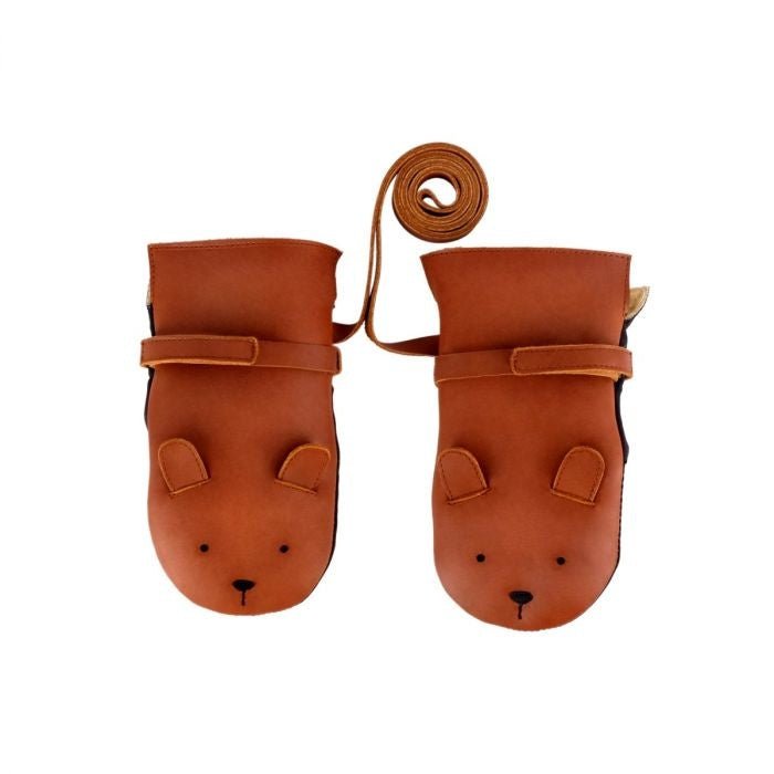 ⋙ Bärenhandschuhe aus Leder von Donsje ♡ - Pilzessin.at - zauberhafte Kinderdinge
