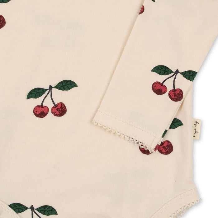 🍒 Basic Body Langarm | ma grande cerise von Konges Sløjd - Pilzessin.at - zauberhafte Kinderdinge