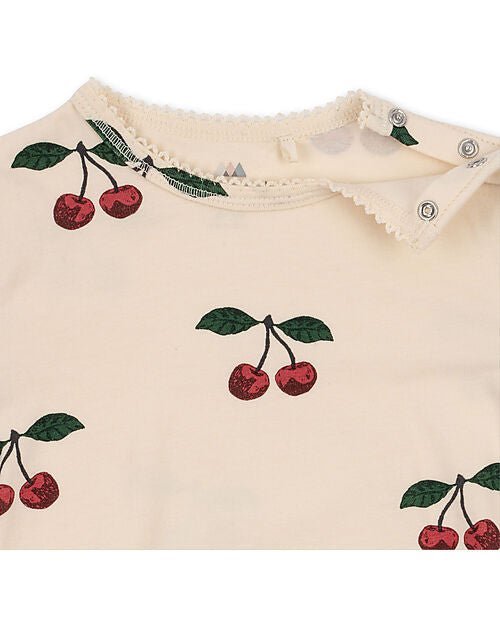 🍒 Basic Body Langarm | ma grande cerise von Konges Sløjd - Pilzessin.at - zauberhafte Kinderdinge