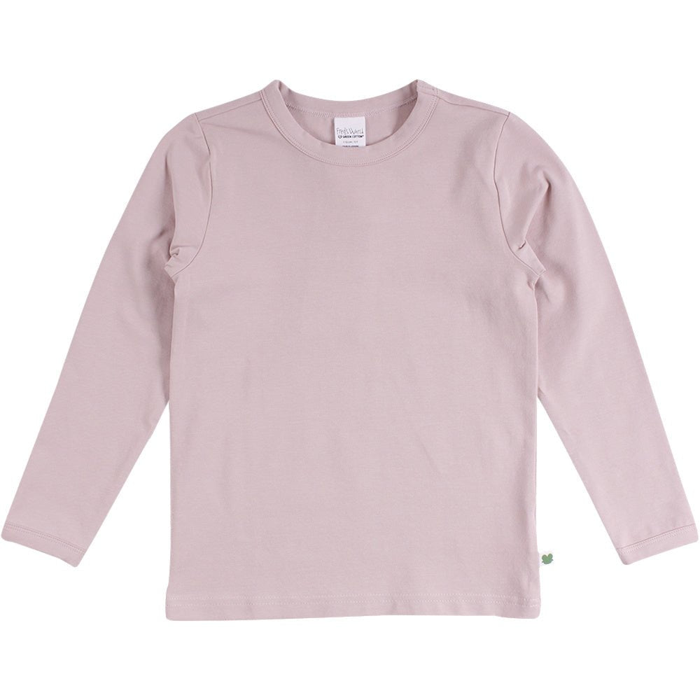 Basic Langarmshirt in rose - Pilzessin.at - zauberhafte Kinderdinge