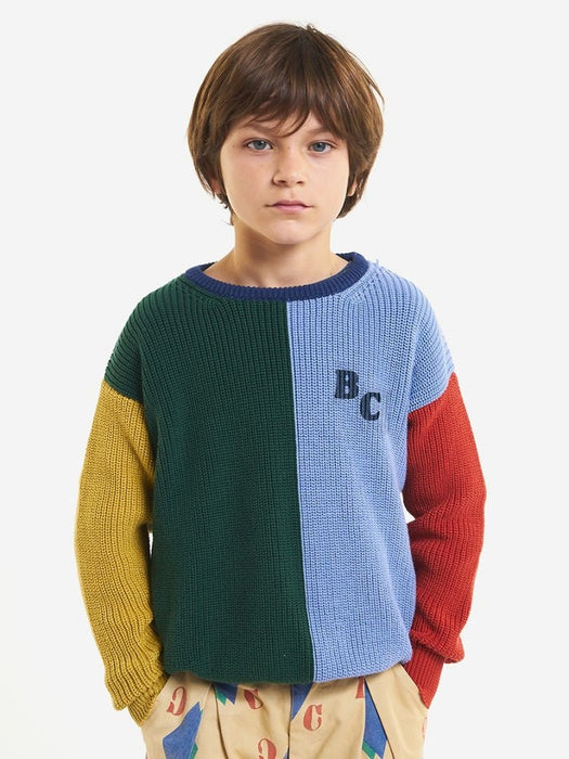 BC color block jumper von Bobo Choses - Pilzessin.at - zauberhafte Kinderdinge
