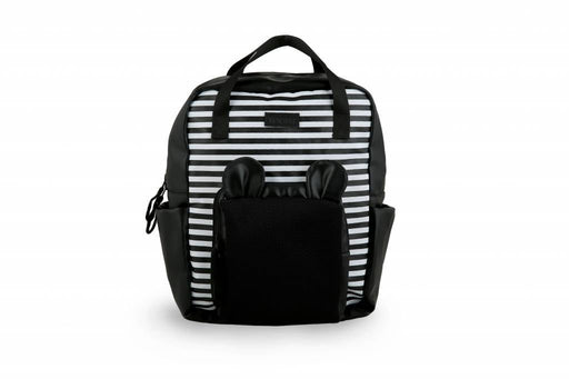 Bear backpack black & striped - Pilzessin.at - zauberhafte Kinderdinge