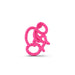 ⋙ Beißring Affe mini in rosa von Matchstick Monkey ♥ - Pilzessin.at