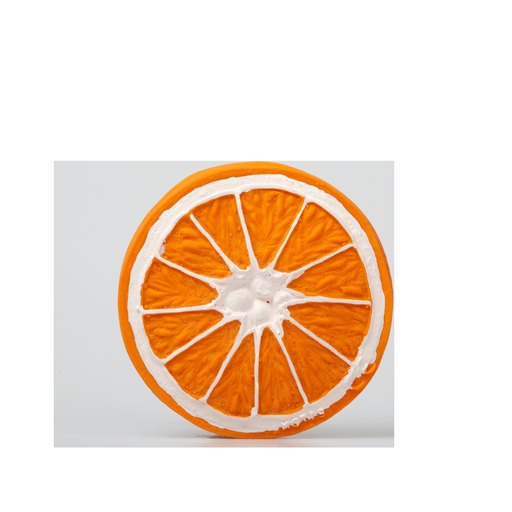 Beißring Clementino the Orange in orange - Pilzessin.at - zauberhafte Kinderdinge