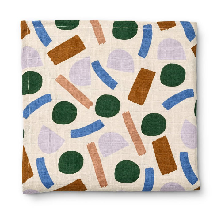 Ben muslin swaddle print Paint stroke / Sandy - Pilzessin.at - zauberhafte Kinderdinge