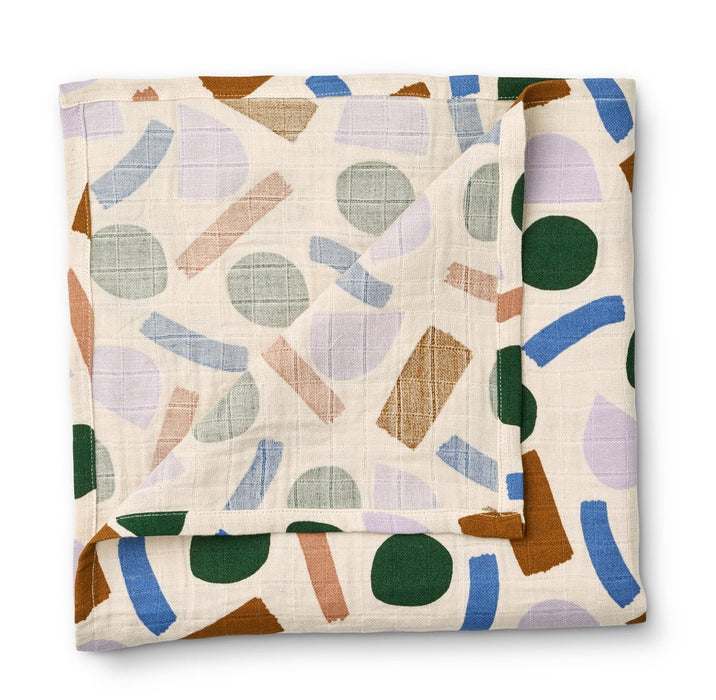 Ben muslin swaddle print Paint stroke / Sandy - Pilzessin.at - zauberhafte Kinderdinge