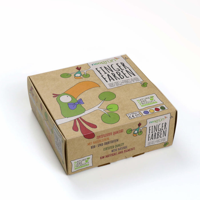 Bio Fingerfarben 4er Set von Neogrün - Pilzessin.at - zauberhafte Kinderdinge