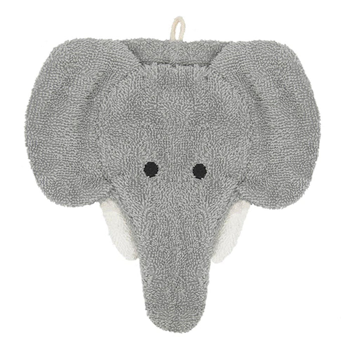 BIO Waschlappen großer Elefant Ella - Pilzessin.at - zauberhafte Kinderdinge