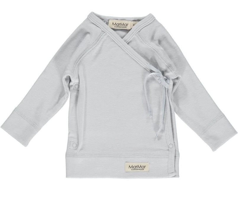 Bluse Tut Wrap LS, sanftes blau von MarMar - Pilzessin.at - zauberhafte Kinderdinge