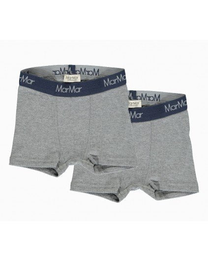 Boxershorts Kinder grau 2er Pack von MarMar Copenhagen - Pilzessin.at - zauberhafte Kinderdinge