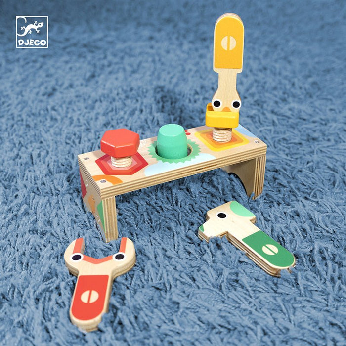 ⋙ Bricolou - Werkbank von Djeco 18m+ ♥ - Pilzessin.at - zauberhafte Kinderdinge