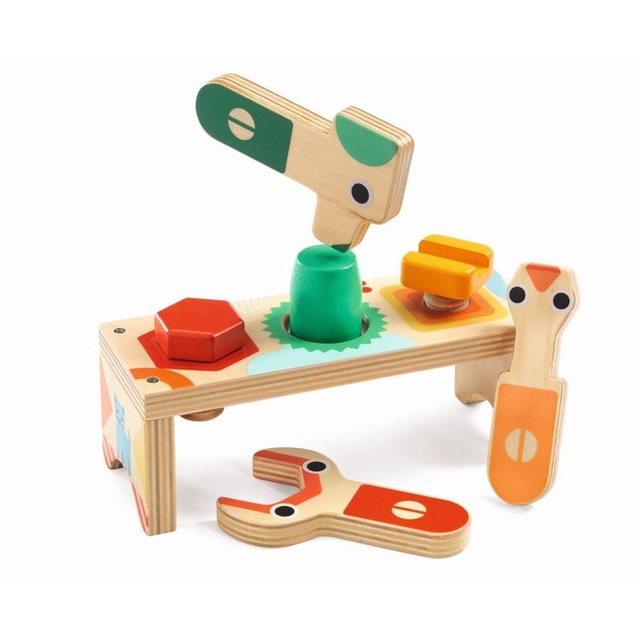 ⋙ Bricolou - Werkbank von Djeco 18m+ ♥ - Pilzessin.at - zauberhafte Kinderdinge