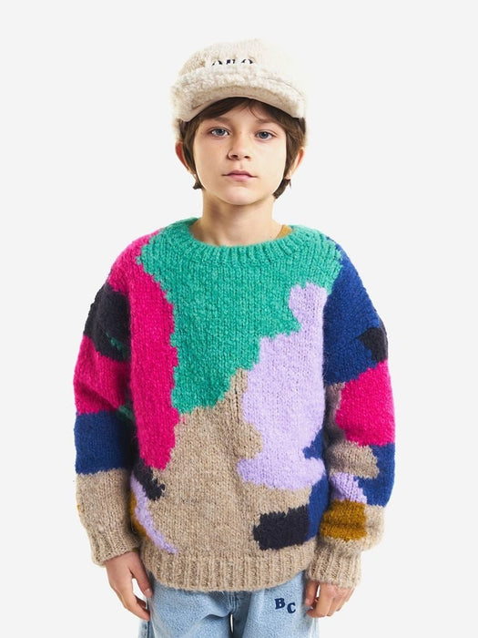Color Stains intarsia jumper von Bobo Choses - Pilzessin.at - zauberhafte Kinderdinge