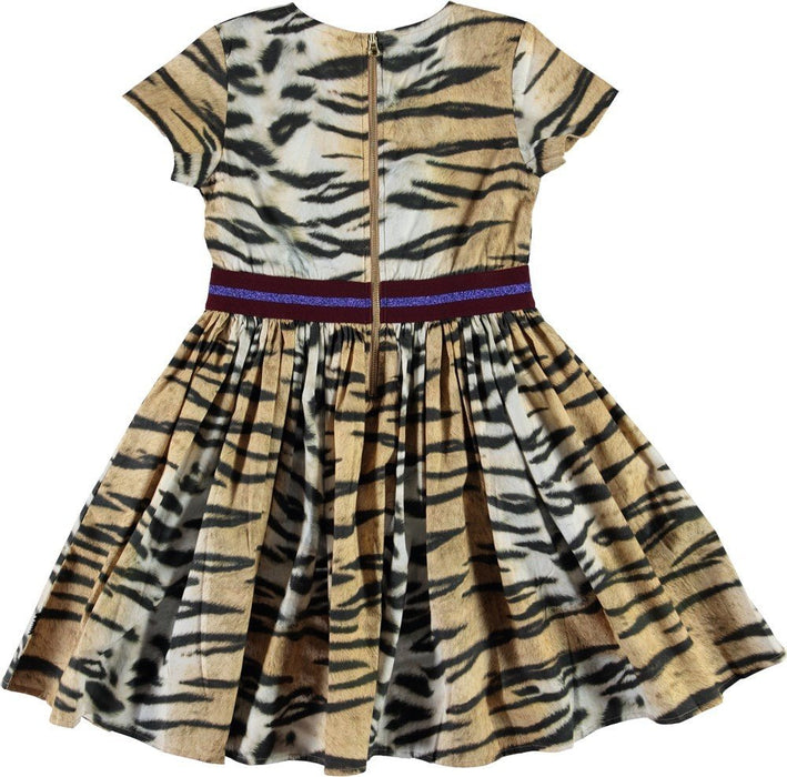 cooles Kleid "Candy" in wild Tiger woven von MOLO ♥ - Pilzessin.at - zauberhafte Kinderdinge
