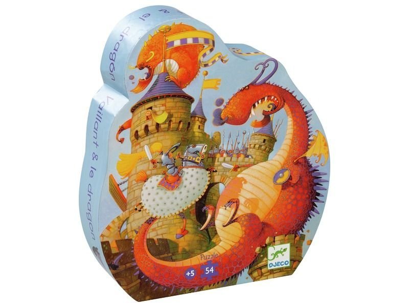 Djeco Puzzle Vaillant & der Drache - Pilzessin.at - zauberhafte Kinderdinge