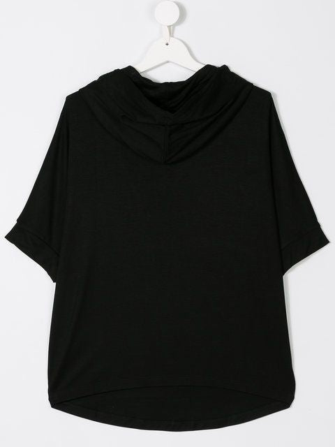 DKNY Tee - Shirt schwarz mit Kapuze - Pilzessin.at - zauberhafte Kinderdinge