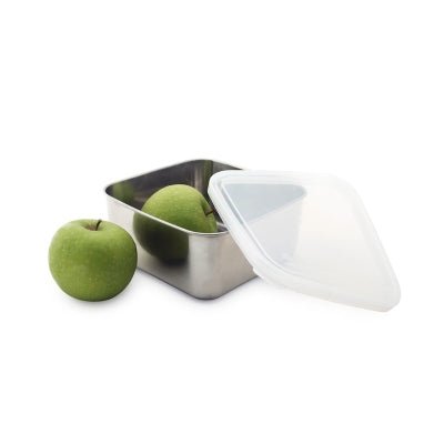 Edelstahl Jausendose quadratisch - Pilzessin.at - zauberhafte Kinderdinge