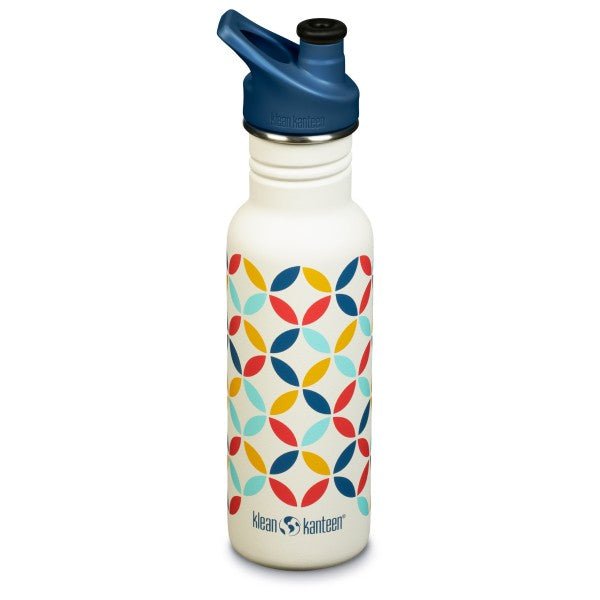 Edelstahl Trinkflasche 532ml Retro Dot von Klean Kanteen ♡ - Pilzessin.at - zauberhafte Kinderdinge