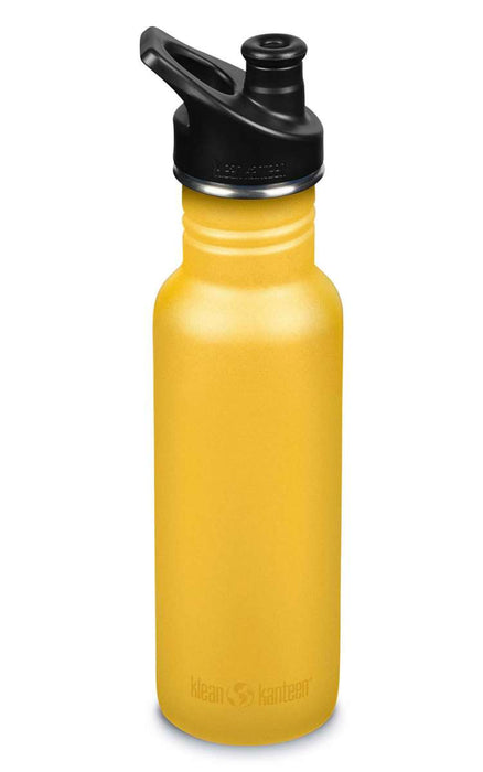 Edelstahl Trinkflasche Classic 532ml Sport Cap von Klean Kanteen - Pilzessin.at