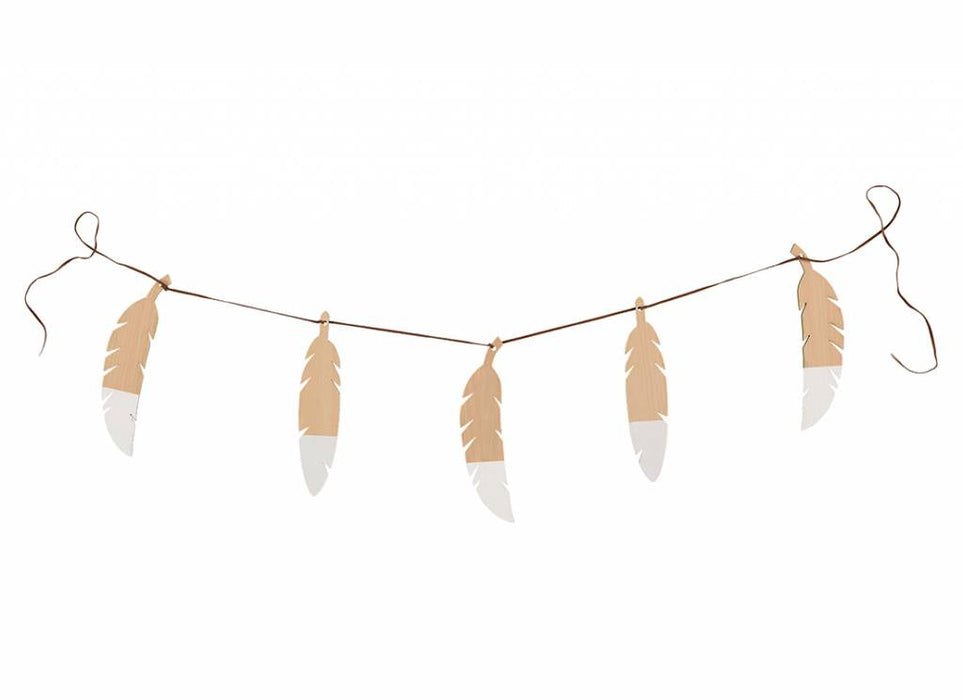 Feather garland white from Nobodinoz near Pilzessin