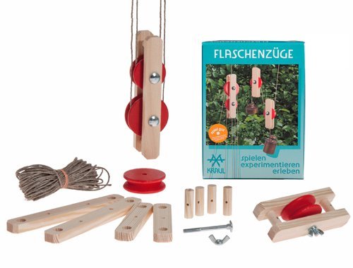 Flaschenzüge Experimentierkasten von Kraul - Pilzessin.at - zauberhafte Kinderdinge