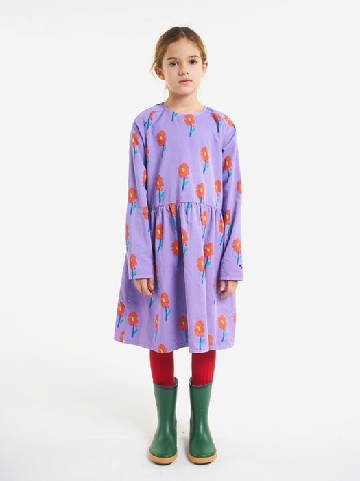 ♡ Flowers all over woven dress von Bobo Choses - Pilzessin.at - zauberhafte Kinderdinge