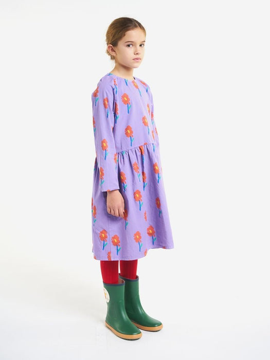 ♡ Flowers all over woven dress von Bobo Choses - Pilzessin.at - zauberhafte Kinderdinge