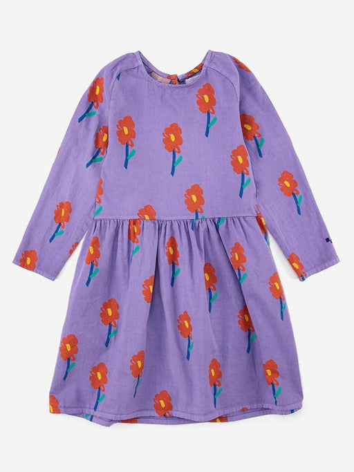 ♡ Flowers all over woven dress von Bobo Choses - Pilzessin.at - zauberhafte Kinderdinge