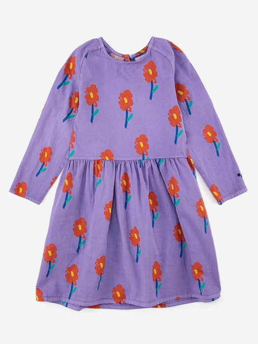 ♡ Flowers all over woven dress von Bobo Choses - Pilzessin.at - zauberhafte Kinderdinge