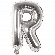 Folienballon silber Buchstabe - Pilzessin.at - zauberhafte Kinderdinge